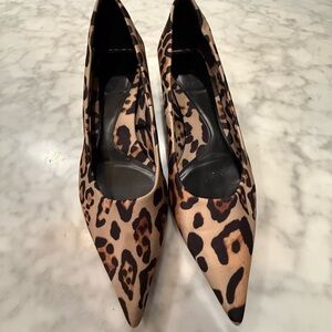 Zara Leopard Print Heels